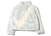 NIKE FAXU FUR JACKET SWOOSH LOGO "BABY BLUE/PHOTON DUST" WMNS DO3792-025