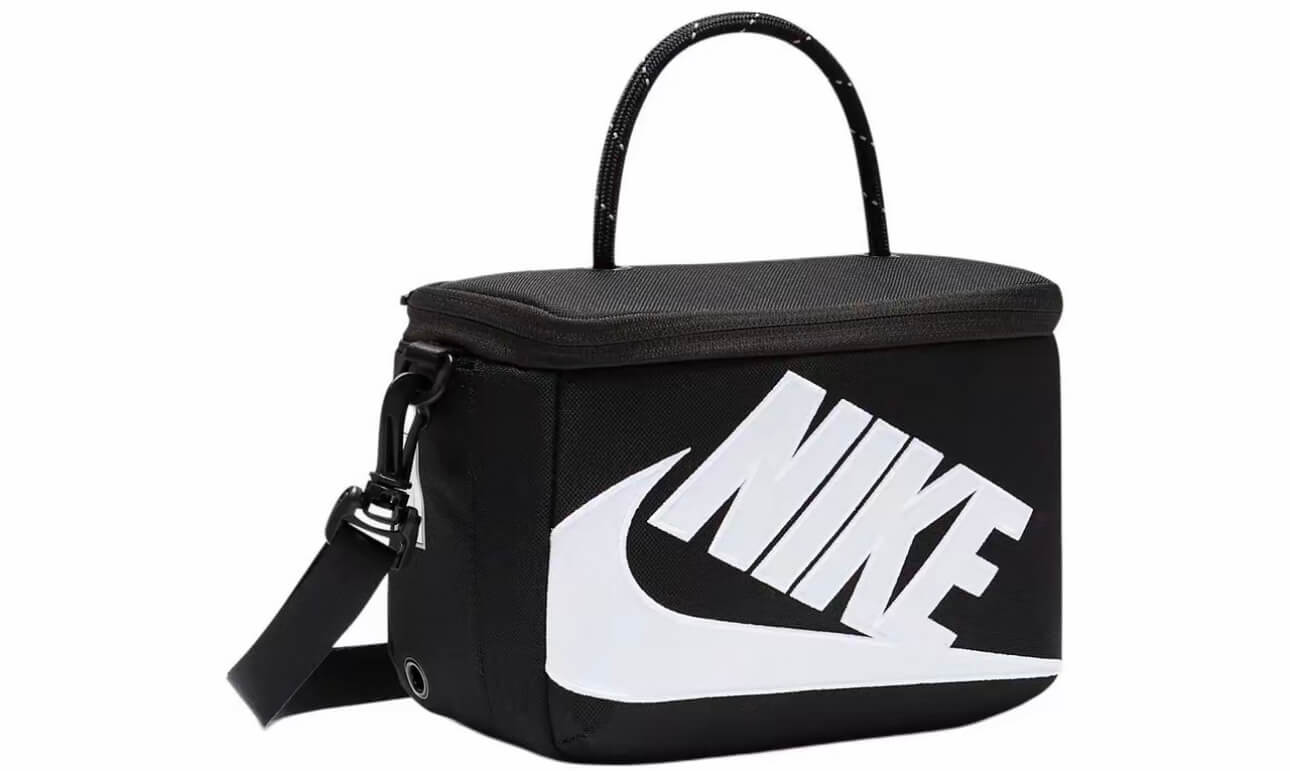 NIKE MINI SHOE BOX CROSS-BODY BAG “BLACK